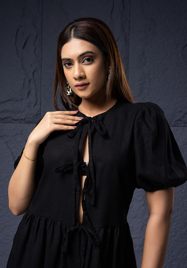 ANDREA FRONT KNOT BLOUSE